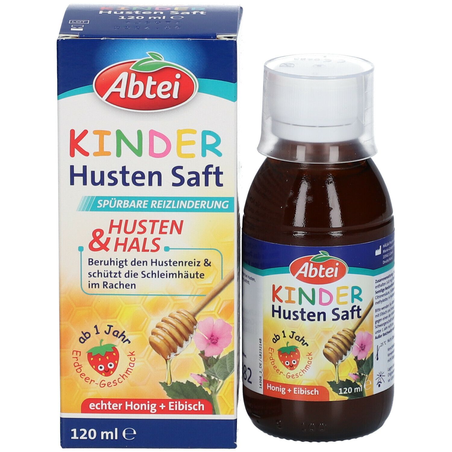 Abtei Kinder Husten Saft Erdbeere