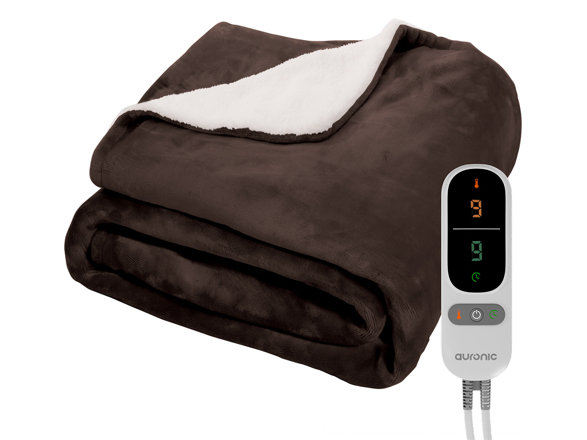 Auronic 180 x 130 cm elektrische deken - Brown