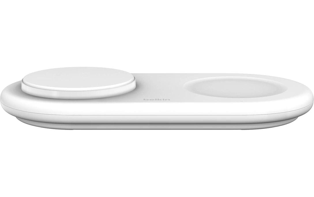 Wireless Charger Boostcharge Pro 2in1 Weiss inkl. NetzteilVerstellbare kabellose magnetische Ladestation mit Qi2