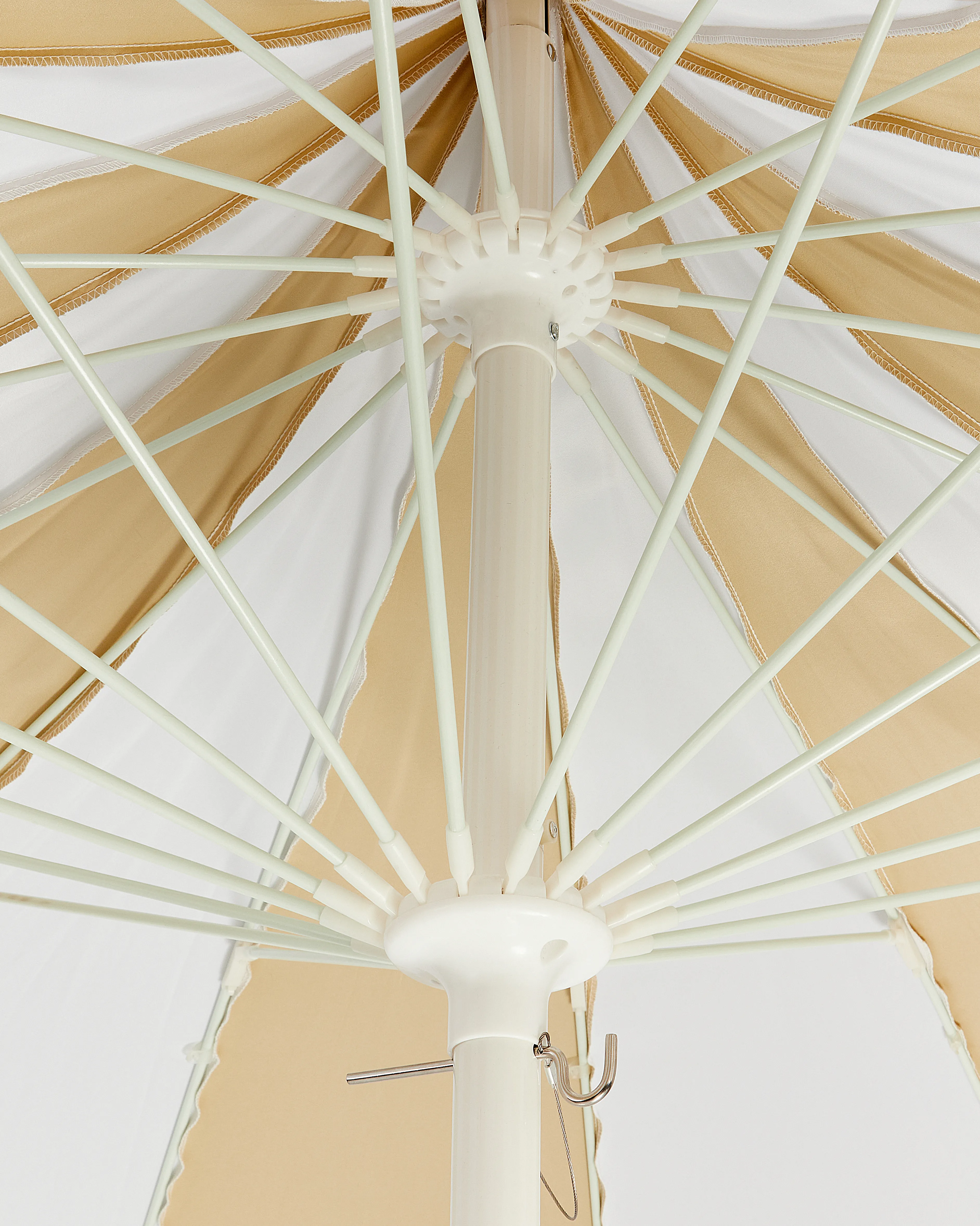 Parasol 245 cm MINOA Wit/beige