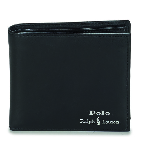Polo Ralph Lauren - GLD FL BFC-WALLET-SMOOTH LEATHER Negro