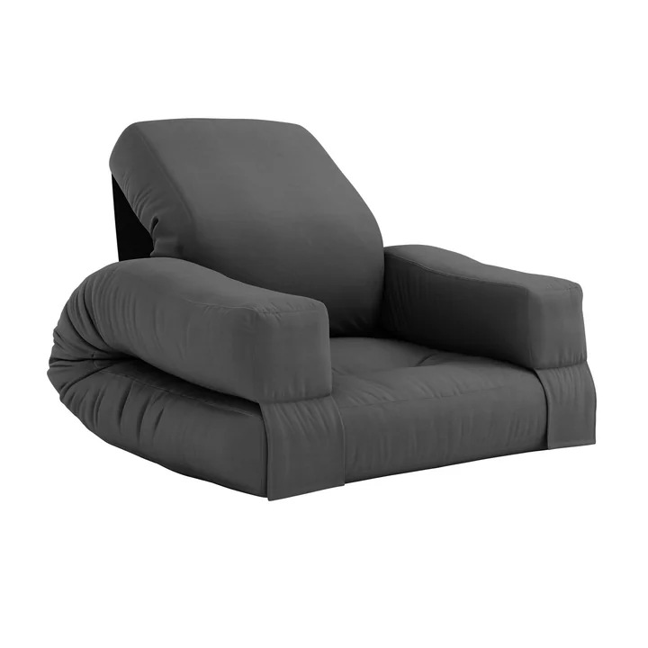 Karup Design - Mini Hippo Kinder-Futonsessel, dunkelgrau (734)