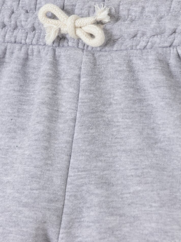 Conjunto de 2 shorts de fleece lisos e básicos - Rosa Fluorescente