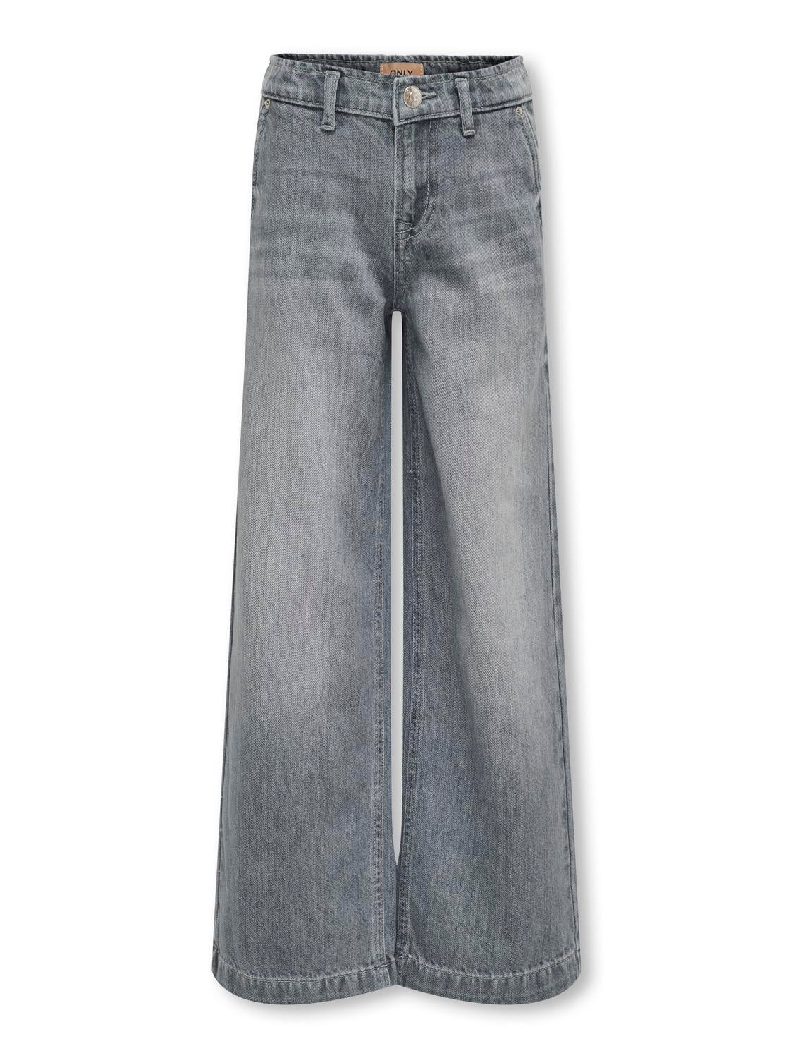 KMGCOMET Weiter Beinschnitt Jeans Grey Denim