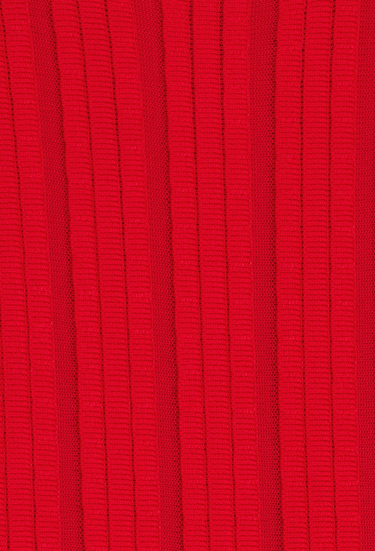 Robe courte maille rouge