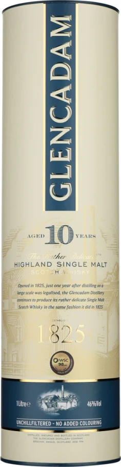 GLENCADAM 10 YEARS SINGLE MALT 1LTR