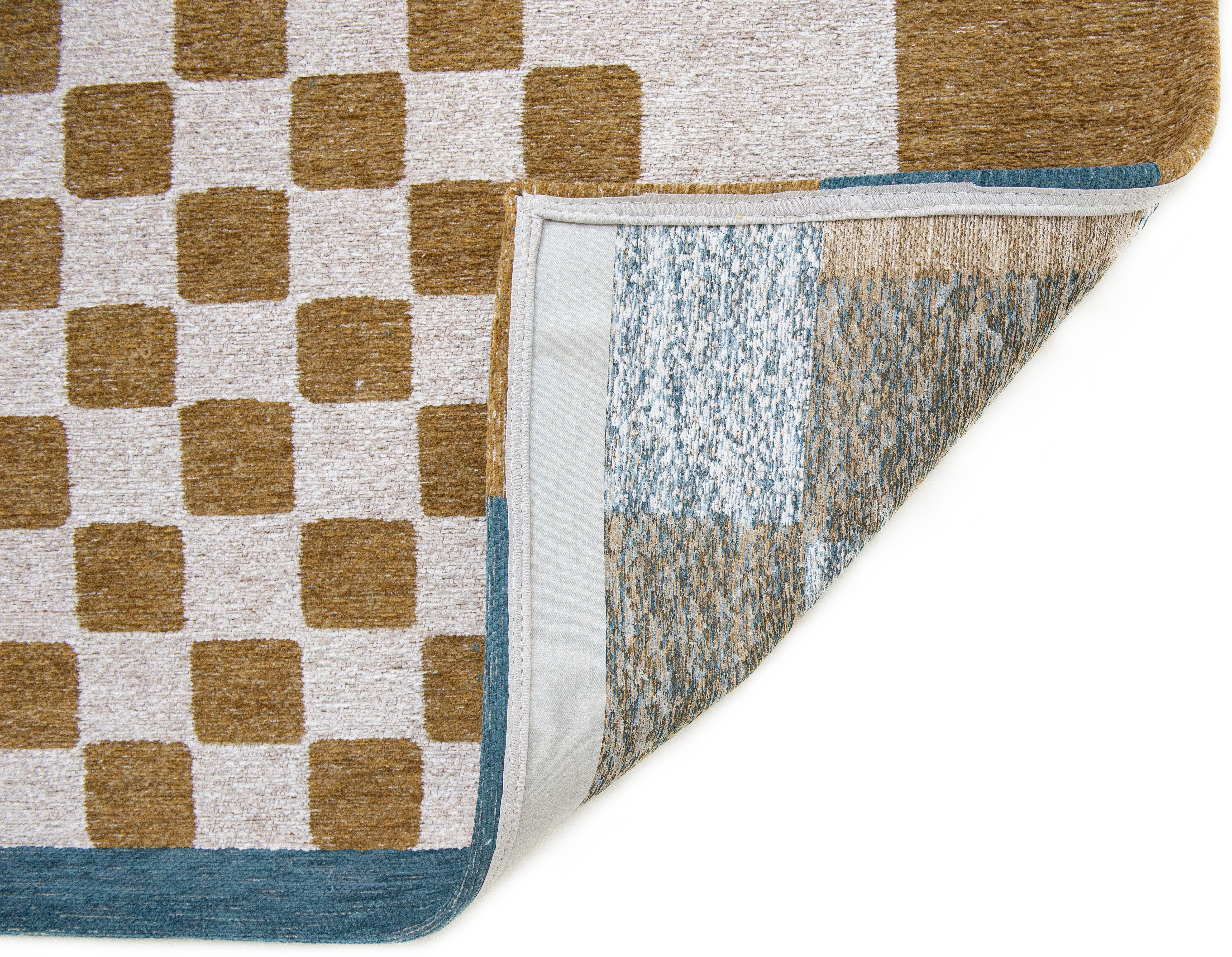 Vloerkleed Honey 9338 Chess  | Louis de Poortere