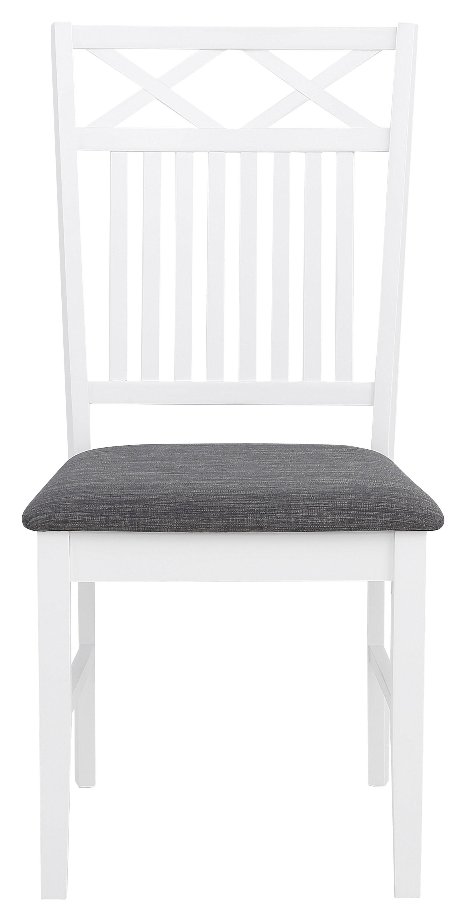 Home affaire Esszimmerstuhl »Fullerton, Holzstuhl« (Set) 2 Stk.mit attraktiven Fräsungen, Sitzhöhe 47 cm, Küchenstuhl