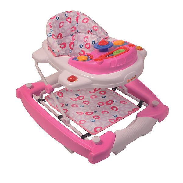 Baninni Andador Classic 2 em 1 Candy Pink