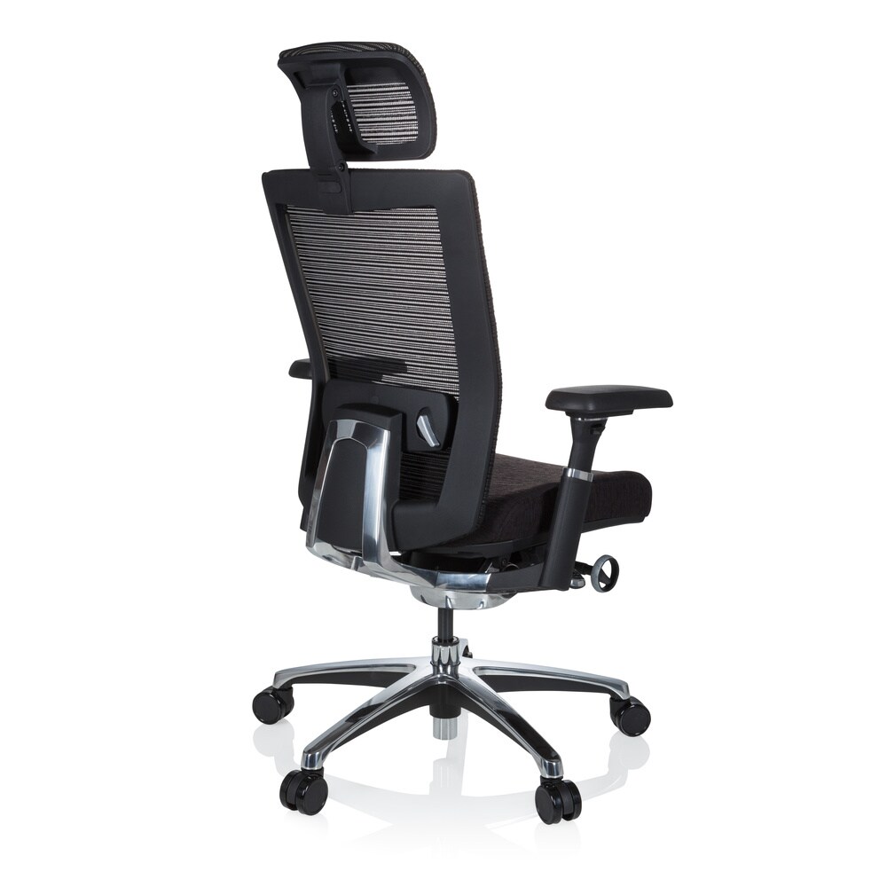 High End Bürostuhl NOVA PRO I Stoff/Netzstoff mit Armlehnen hjh OFFICE