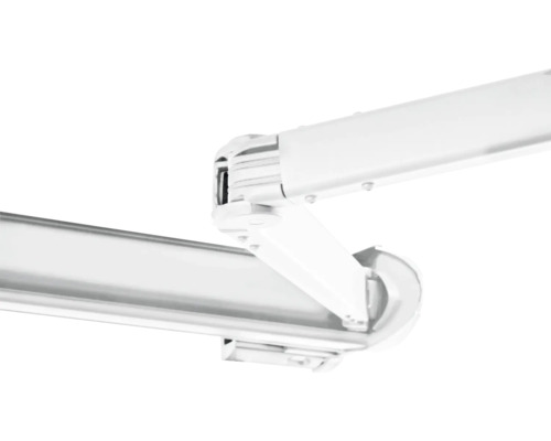 SOLUNA cassettescherm Exclusiv 2x1,5 design S2015 frame RAL 9010 zuiver wit aandrijving rechts incl. motor en wandschakelaar