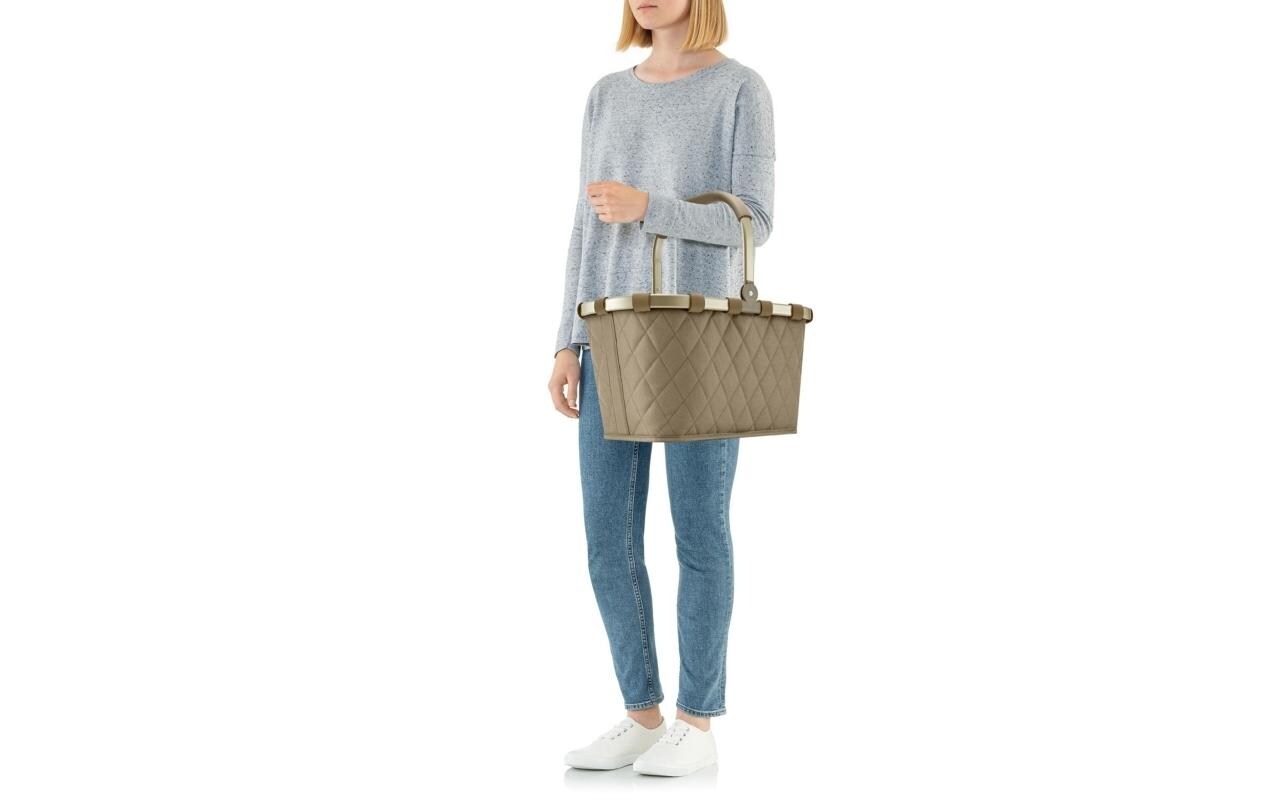 Einkaufskorb Carrybag Rhombus OliveStillvoller Einkaufskorb für den täglichen Einkauf