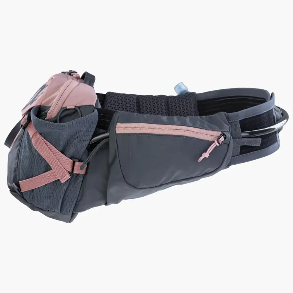 Evoc Hip Pack Pro 3L + 1.5L Bladder Drinkheuptas Roze/Grijs