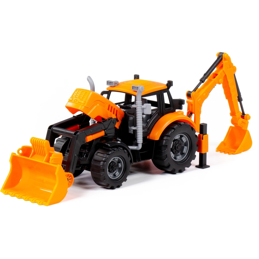 POLESIE® Traktor PROGRESS Baggerlader orange