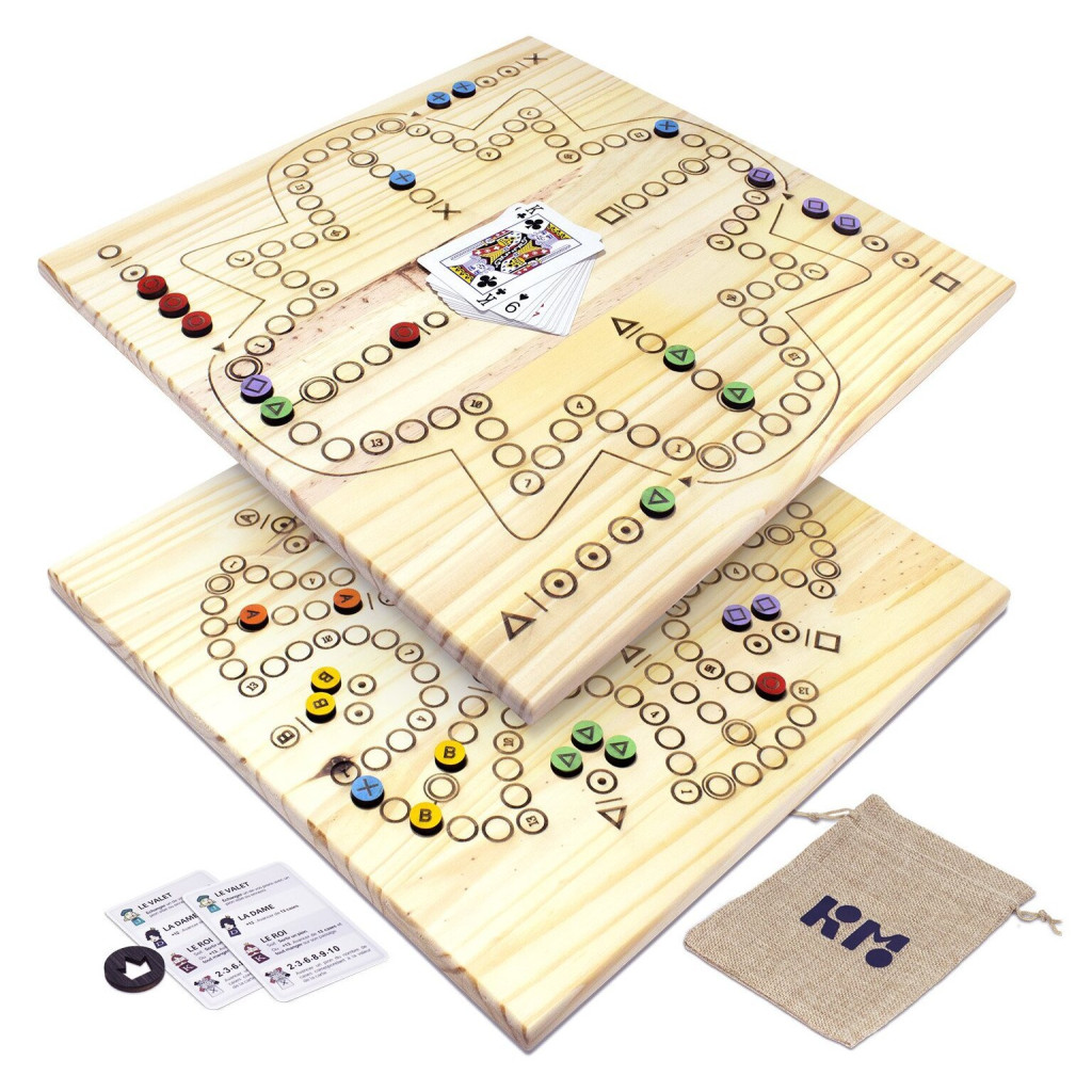 Jeu de Tock réversible en bois