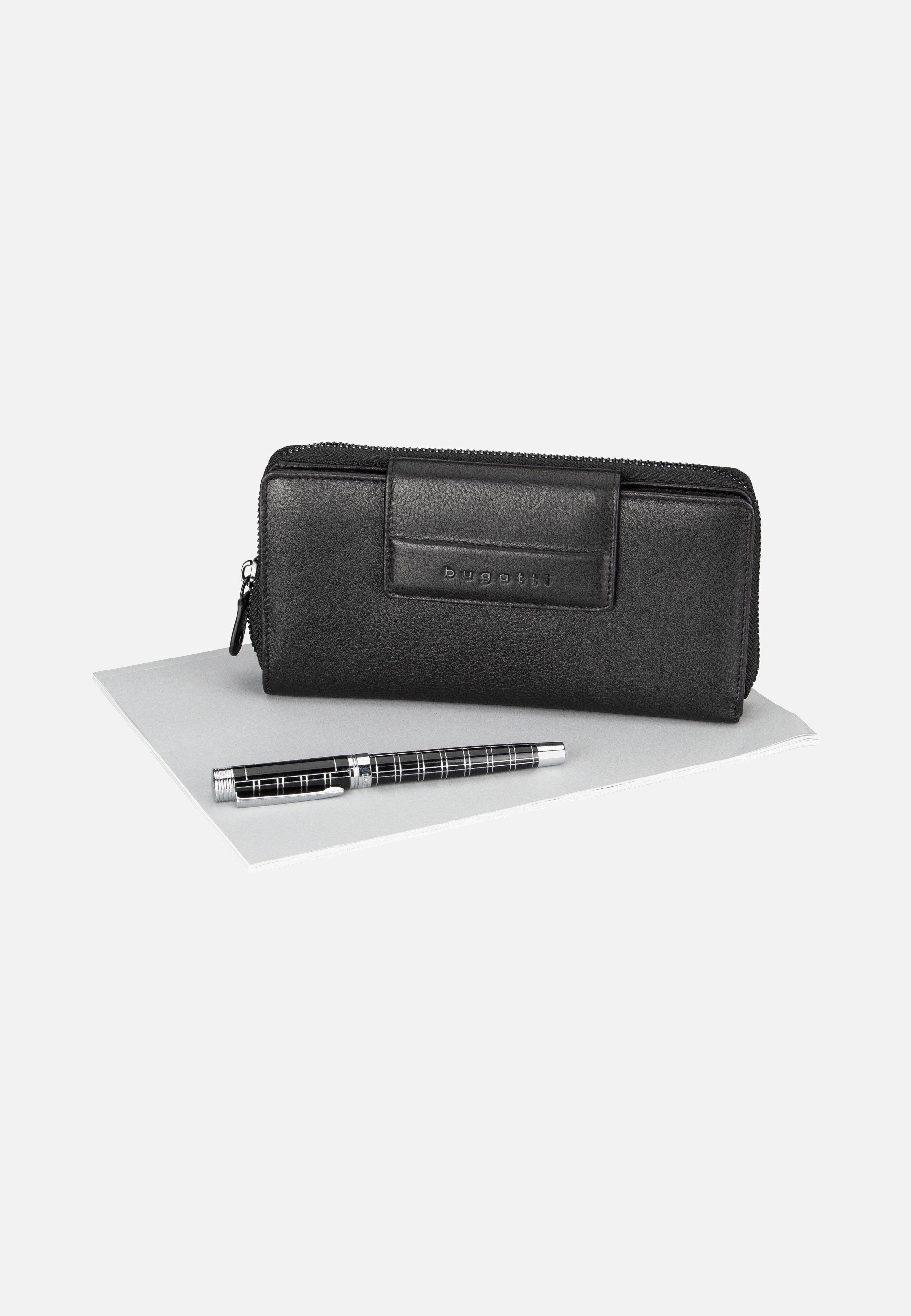 Nome Long Ladies Zip Schwarz - Portemonnaie