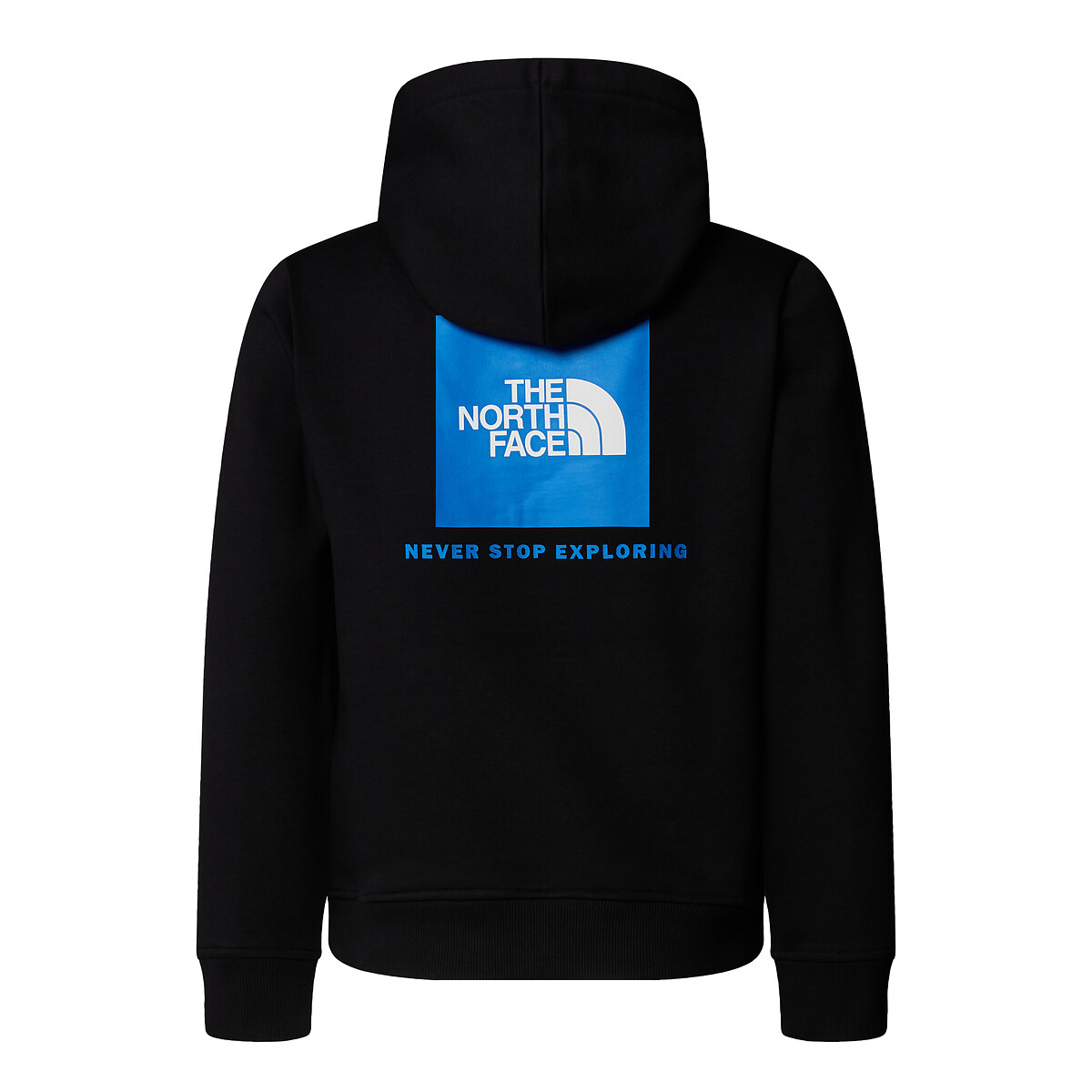 THE NORTH FACE<br>Moletom com capuz, fleece, logo na frente e nas costas