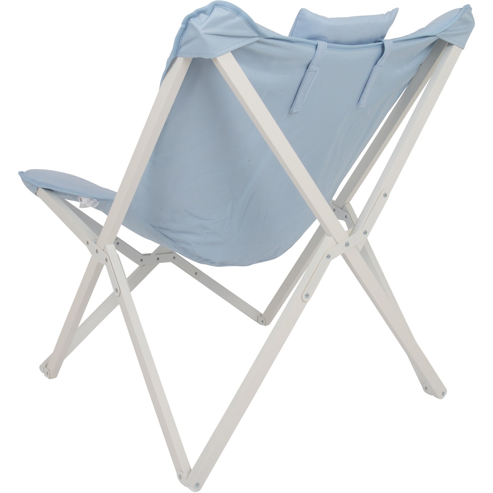 BO-CAMP Schmetterlingsstuhl Campingstuhl Gordes Relax Stuhl Sessel Garten Lounge Farbe: blau