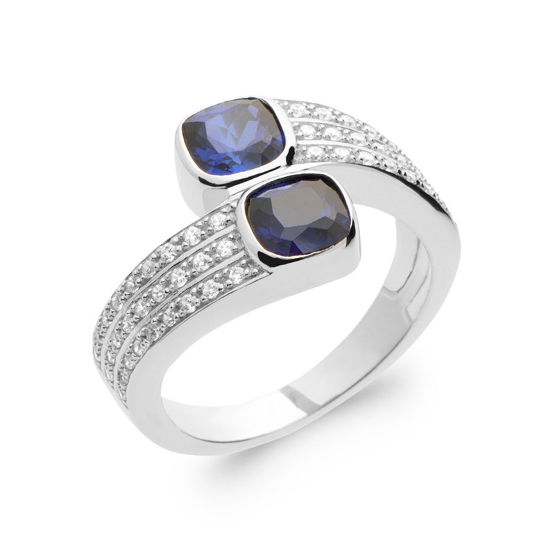 Bague Femme - Argent 925 - Oxyde de zirconium