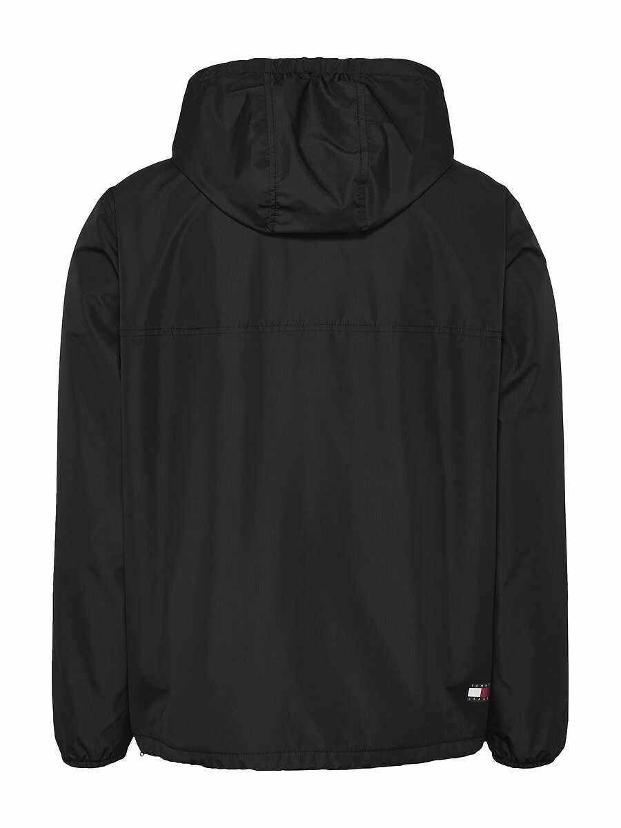TOMMY JEANS<br>Jaqueta leve com zíper e capuz