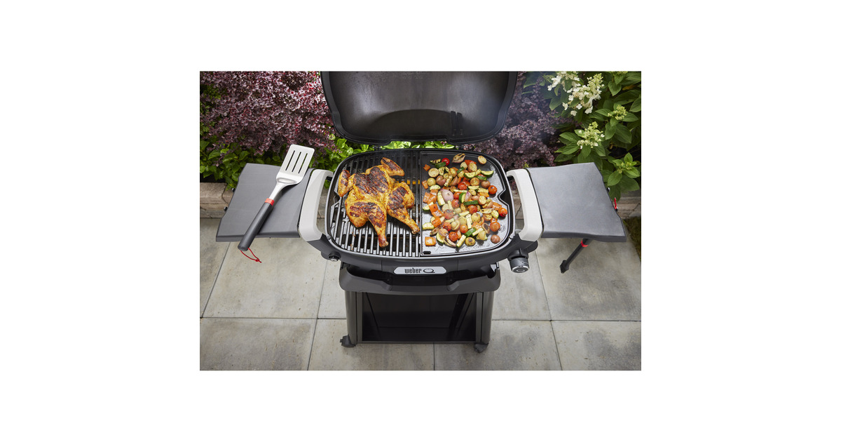 WeberHalve Planca voor Q 2100N, Q 2200N en Q 2800N+ grillplaat  (Zwart)