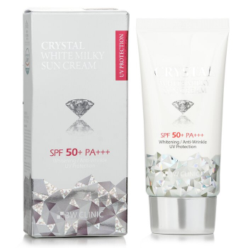 3W Clinic Crystal White Milky Sun Cream SPF 50 /PA    50ml