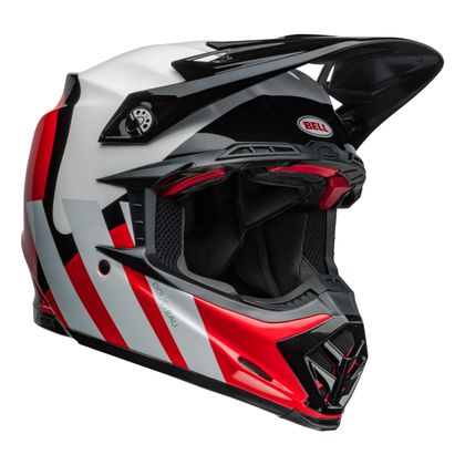 Casque cross Bell MOTO-9S FLEX HELLO COUSTEAU 2023 - Rouge