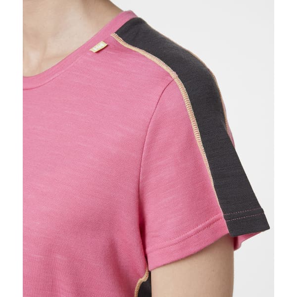T-shirt randonnée HELLY HANSEN W LIFA MERINO LIGHTWEIGHT T-SHIRT CASCADIA PINK