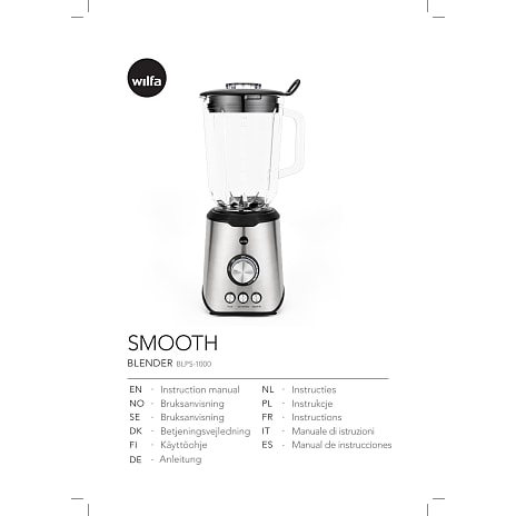 Wilfa smoothie blender BLPS-1000