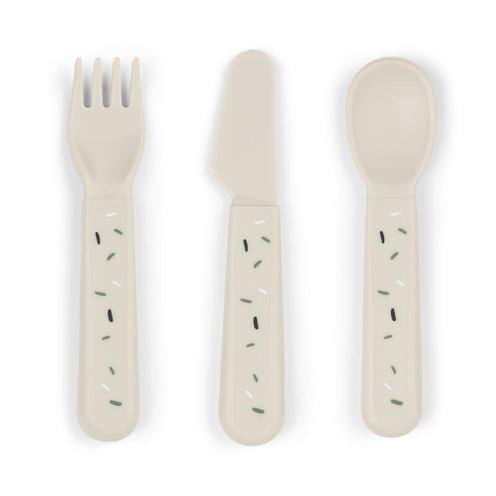 Foodie Couverts Set de 3 Confetti Sable - DONE BY DEER
