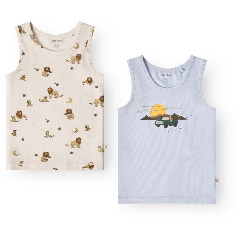 Køb That's Mine Lion Emil Tanktop 2-Pak