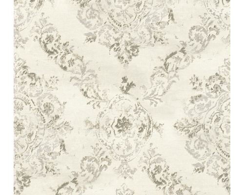 Vliesbehang 38707-2 Barok ornament crème glans