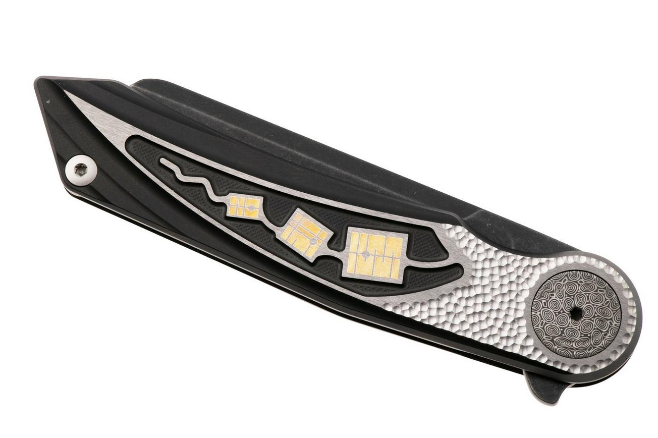 CRKT Fortuitous 4014 Blackwashed MagnaCut, Black Titanium, zakmes, Michael Walker design