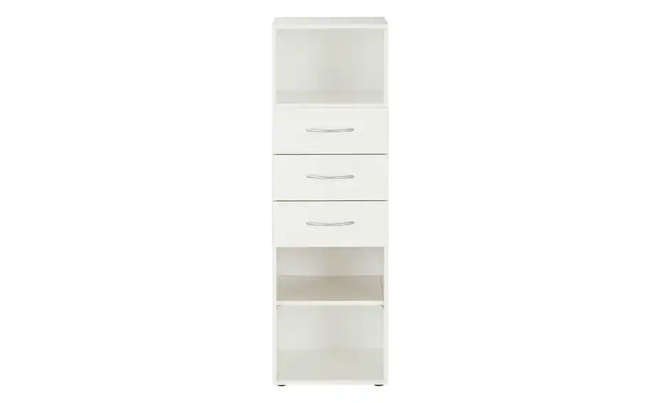 Regal Multischrank-System 40 cm 126 cm Weiß