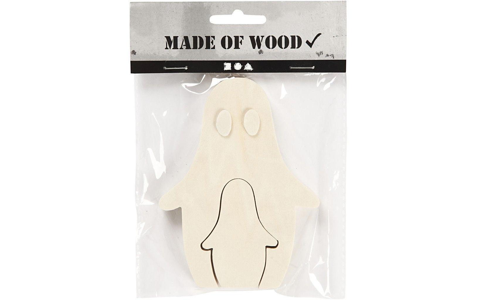 Holzfigur 6 + 11.5 cm Geist, 2 StückHolzfigur