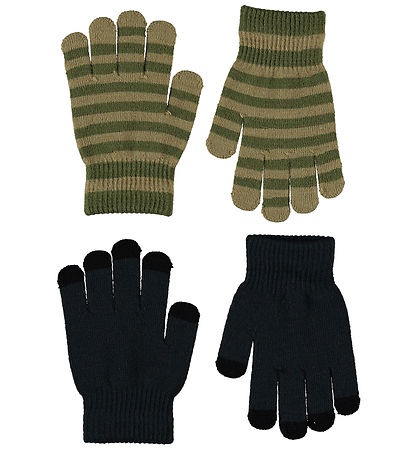 Molo Handschuhe - 2er-Pack - Strick - Kei - Galaxy Blue