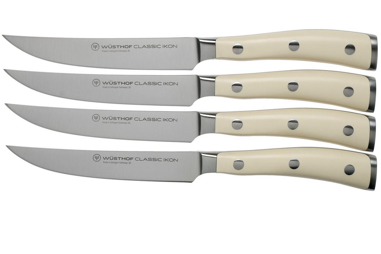 Wüsthof Classic Ikon Wit 4-delige steakmesset, 1120460401