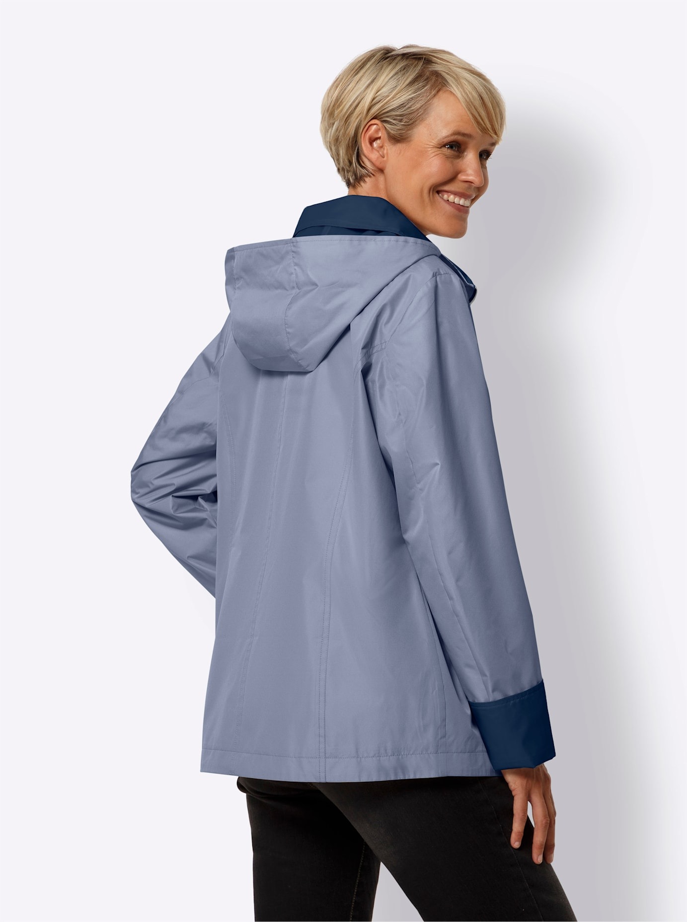 Classic Basics Langjacke mit Kapuze