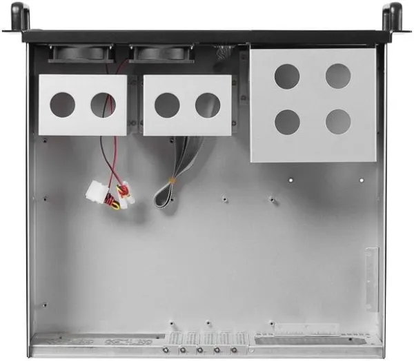 Netrack Server Case - Rack-monterbar 3U - ATX - sort - USB