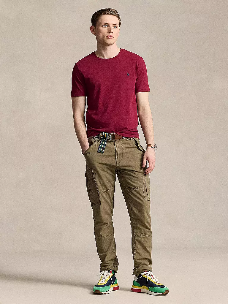 POLO RALPH LAUREN T Shirt Custom Slim Fit rot