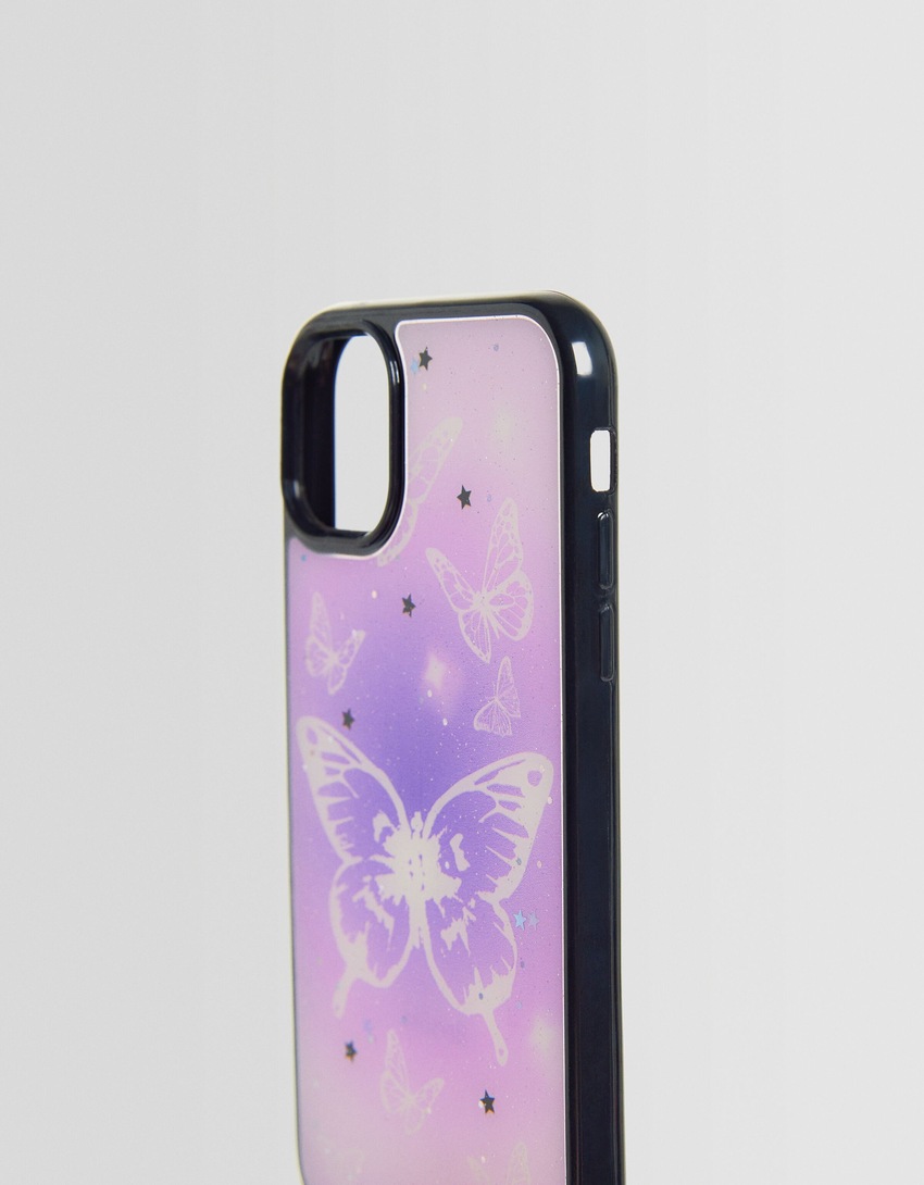 Capa para iPhone com estampa brilhante