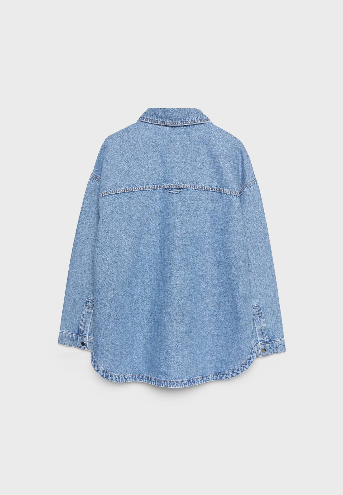Sobretudo jeans oversized