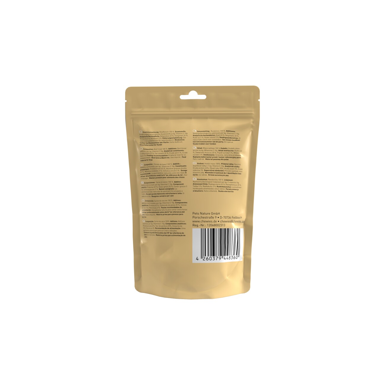 Chewies Fleischstreifen Maxi 8x150g Rind
