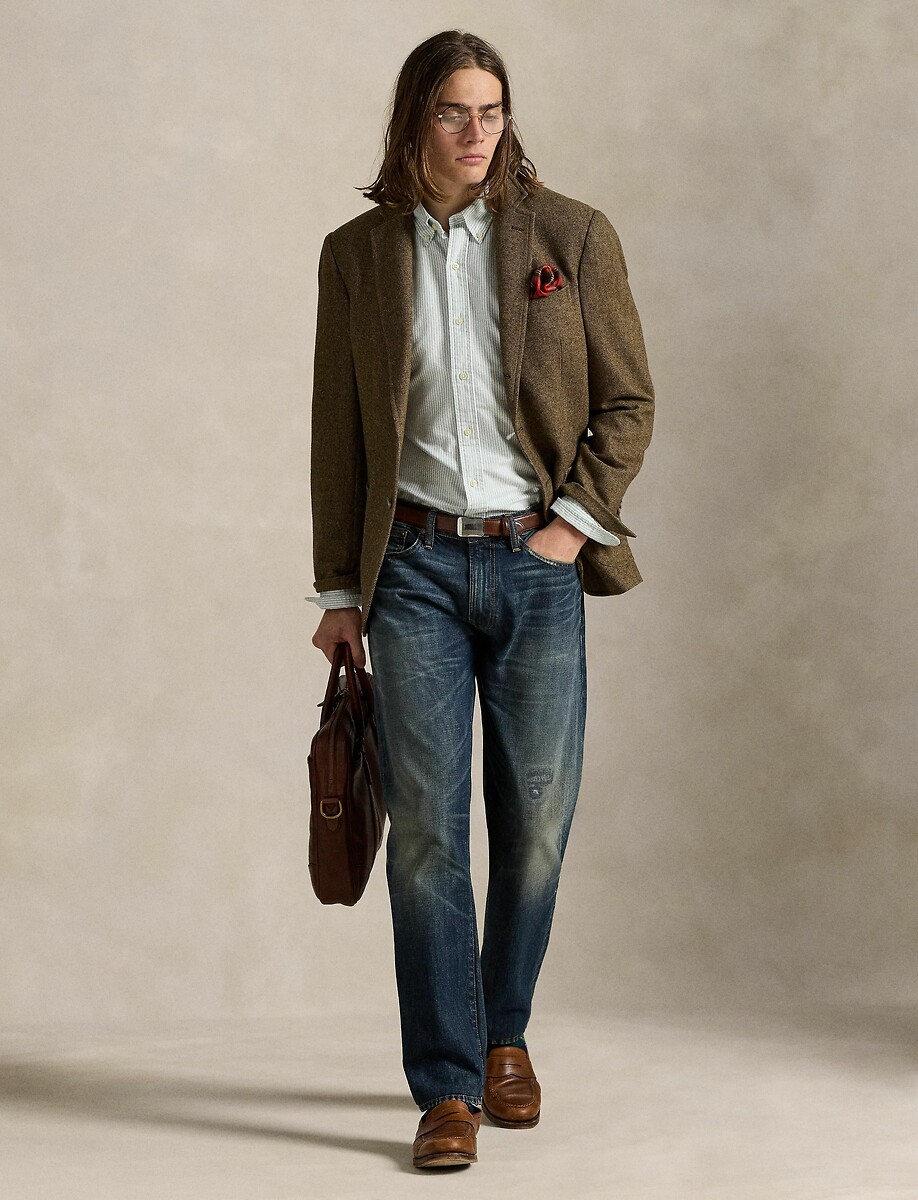 POLO RALPH LAUREN<br>Camisa Oxford feita sob medida