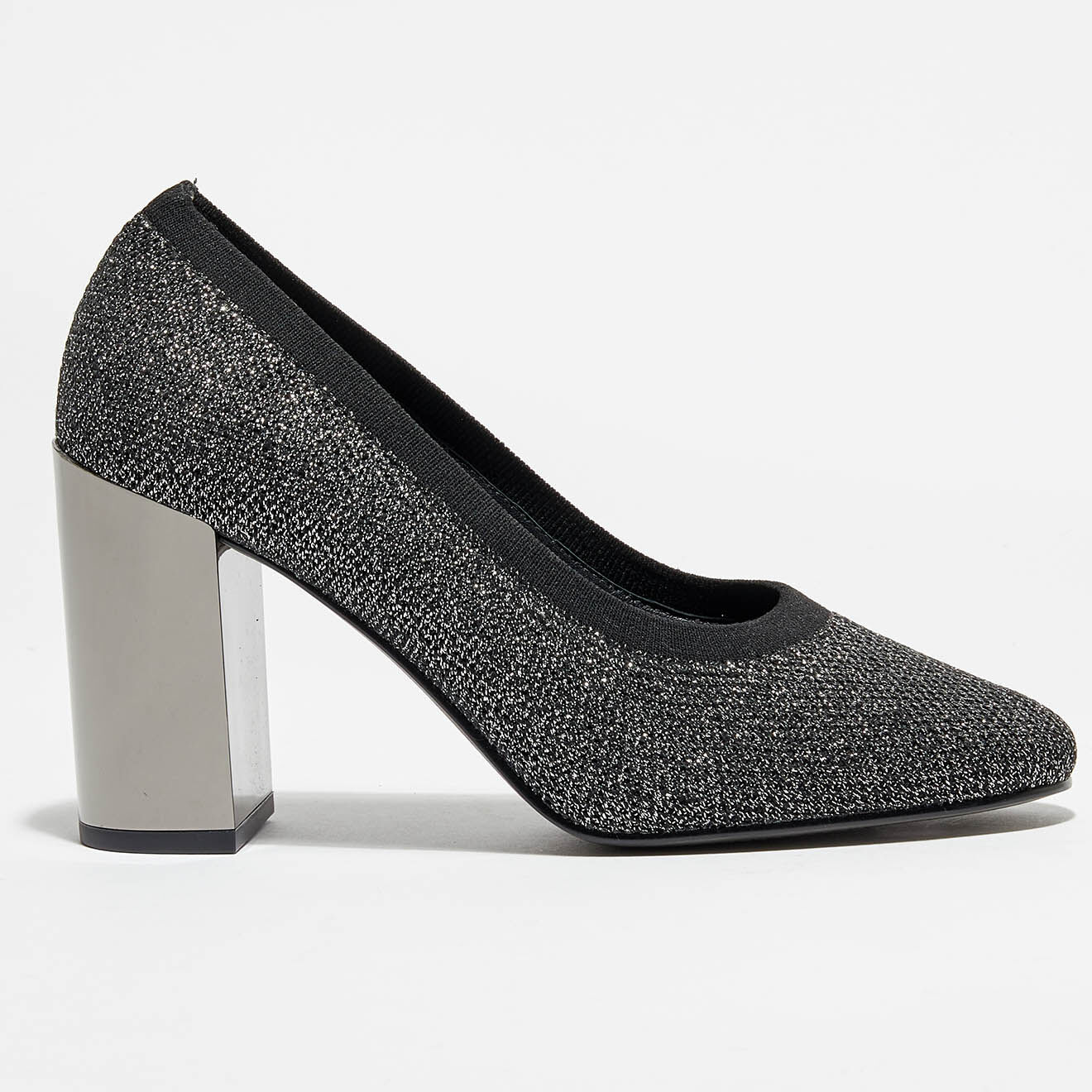 What For Escarpins Susette argentés - Talon 9 cm