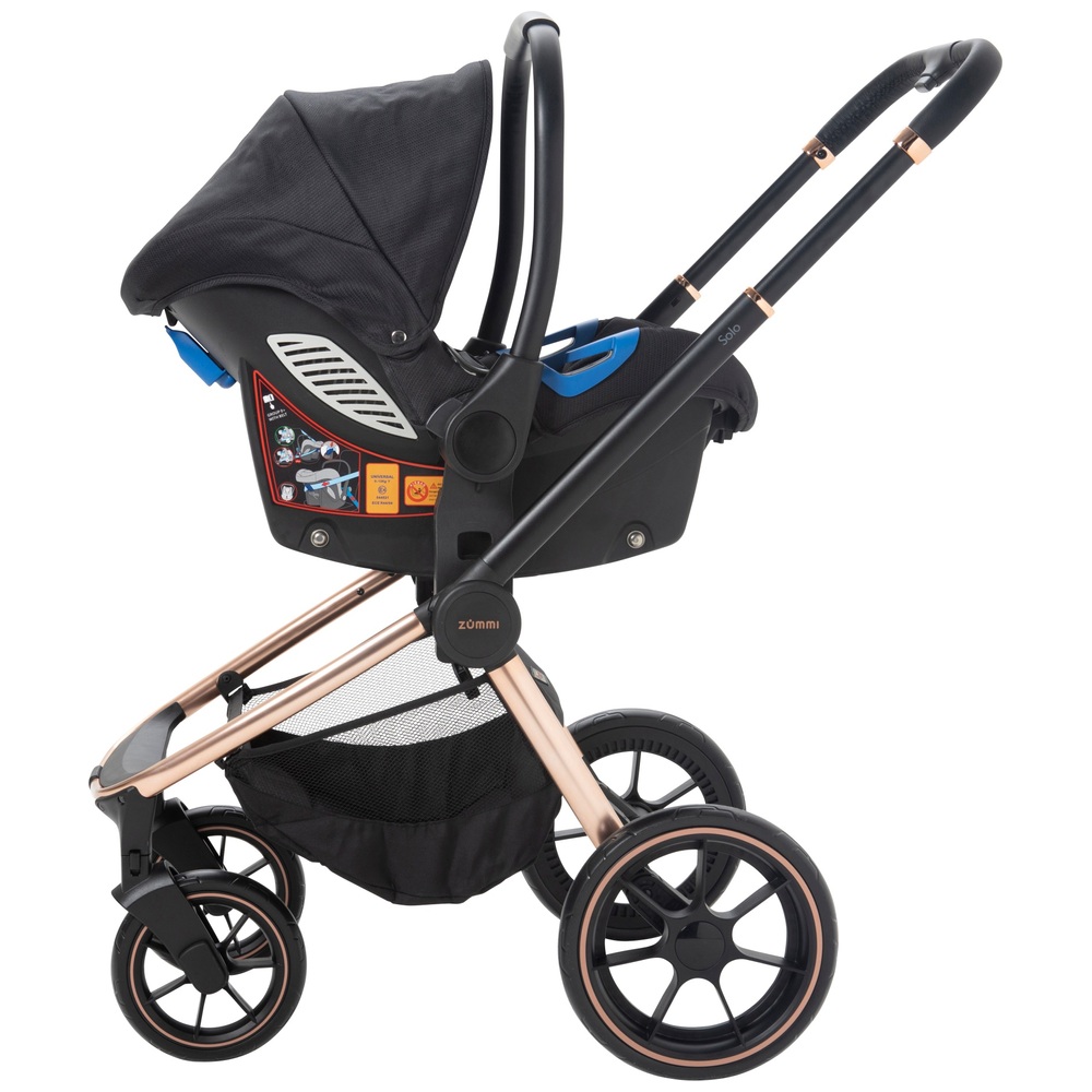 Zummi Solo Roségold 3-in-1 Reisesystem & Autositz