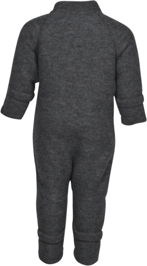 Mikk-Line Wool Baby Suit Anthracite melang