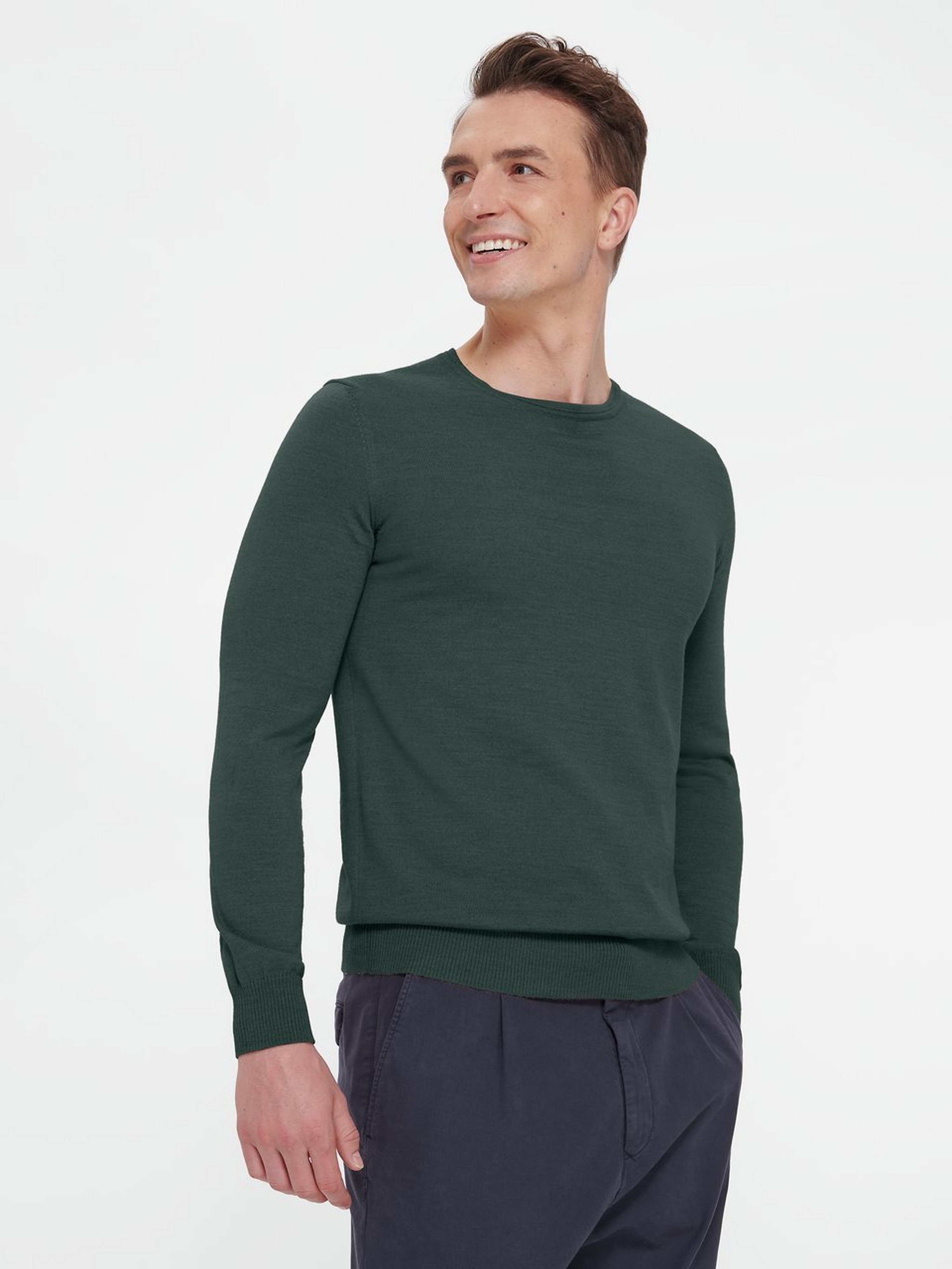 Rundhals-Pullover 