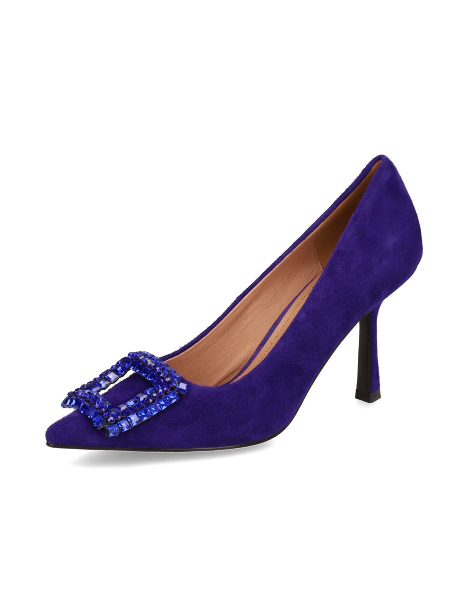 Veloursleder Pumps