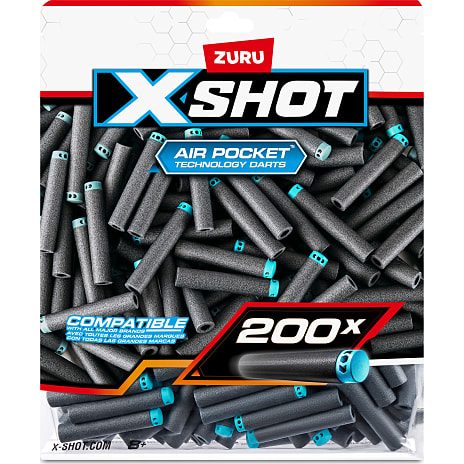 X-shot genopfyldningspakke med 200 pile